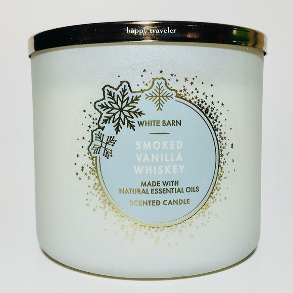Bath & Body Works Other - SMOKED VANILLA WHISKEY 3 Wick Candle
